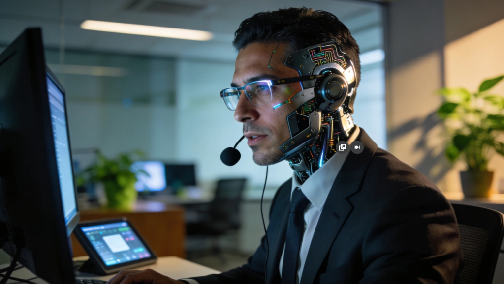 Agentes de voz que hablan con clientes reales.