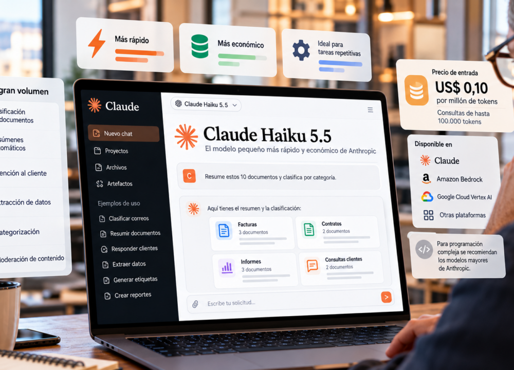 Claude Haiku 5.5: precio, usos y límites del modelo pequeño