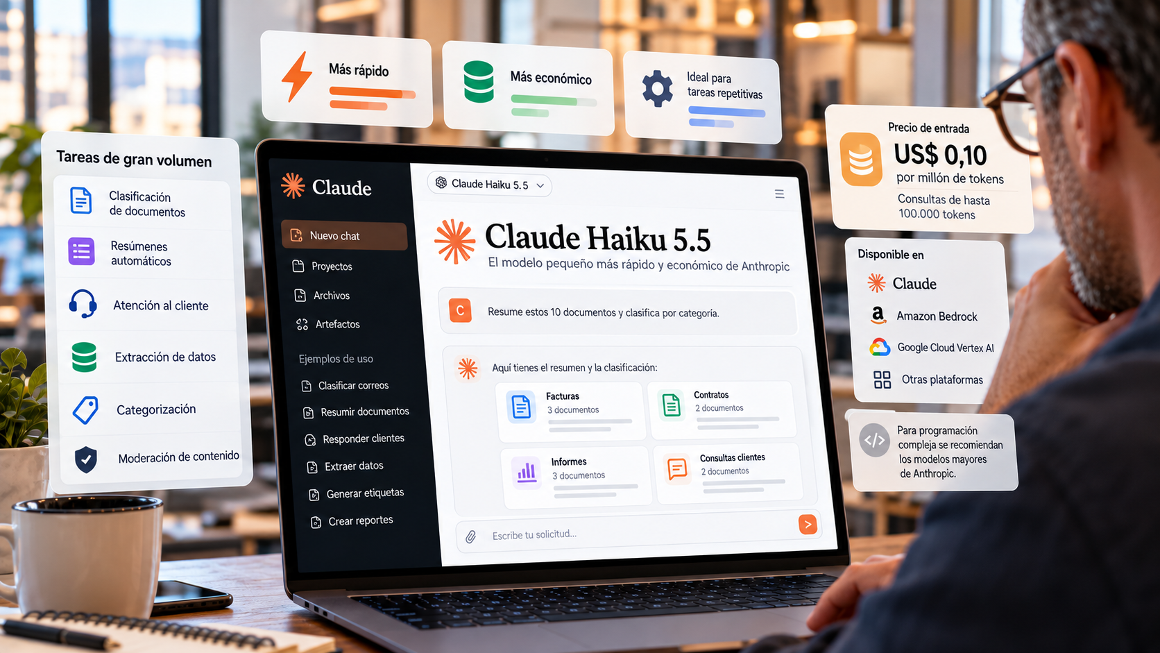 Claude Haiku 5.5: precio, usos y límites del modelo pequeño