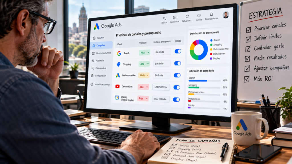 Presupuesto de Google Ads: cómo limitar el gasto en Display