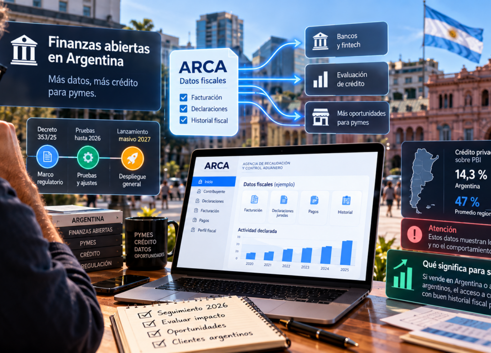 Finanzas abiertas en Argentina: el BCRA arranca con datos de ARCA