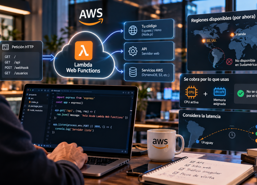 AWS Lambda Web Functions: qué cobra y en qué regiones está