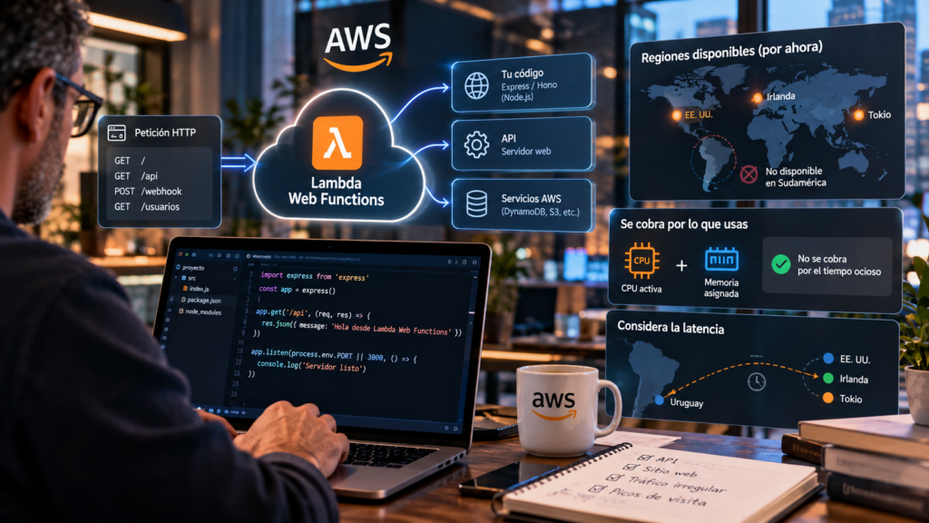 AWS Lambda Web Functions: qué cobra y en qué regiones está