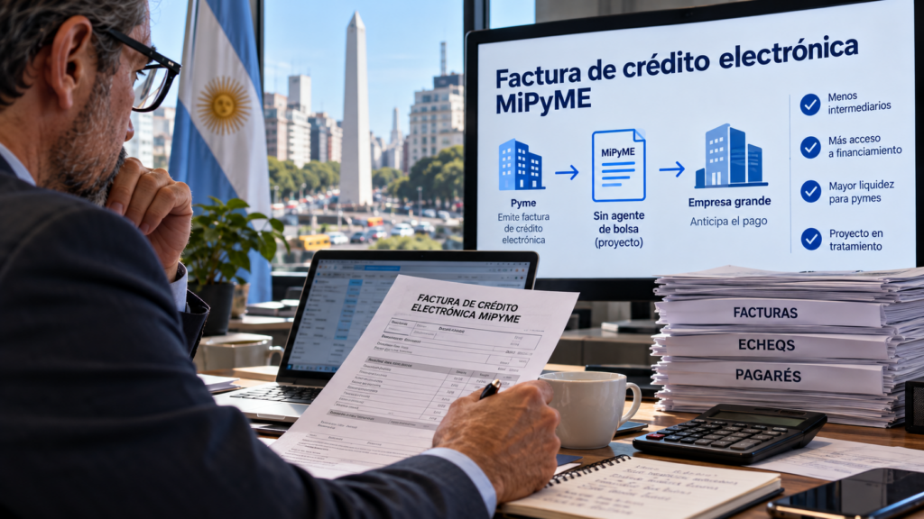 Factura de crédito electrónica: Argentina propone cambios