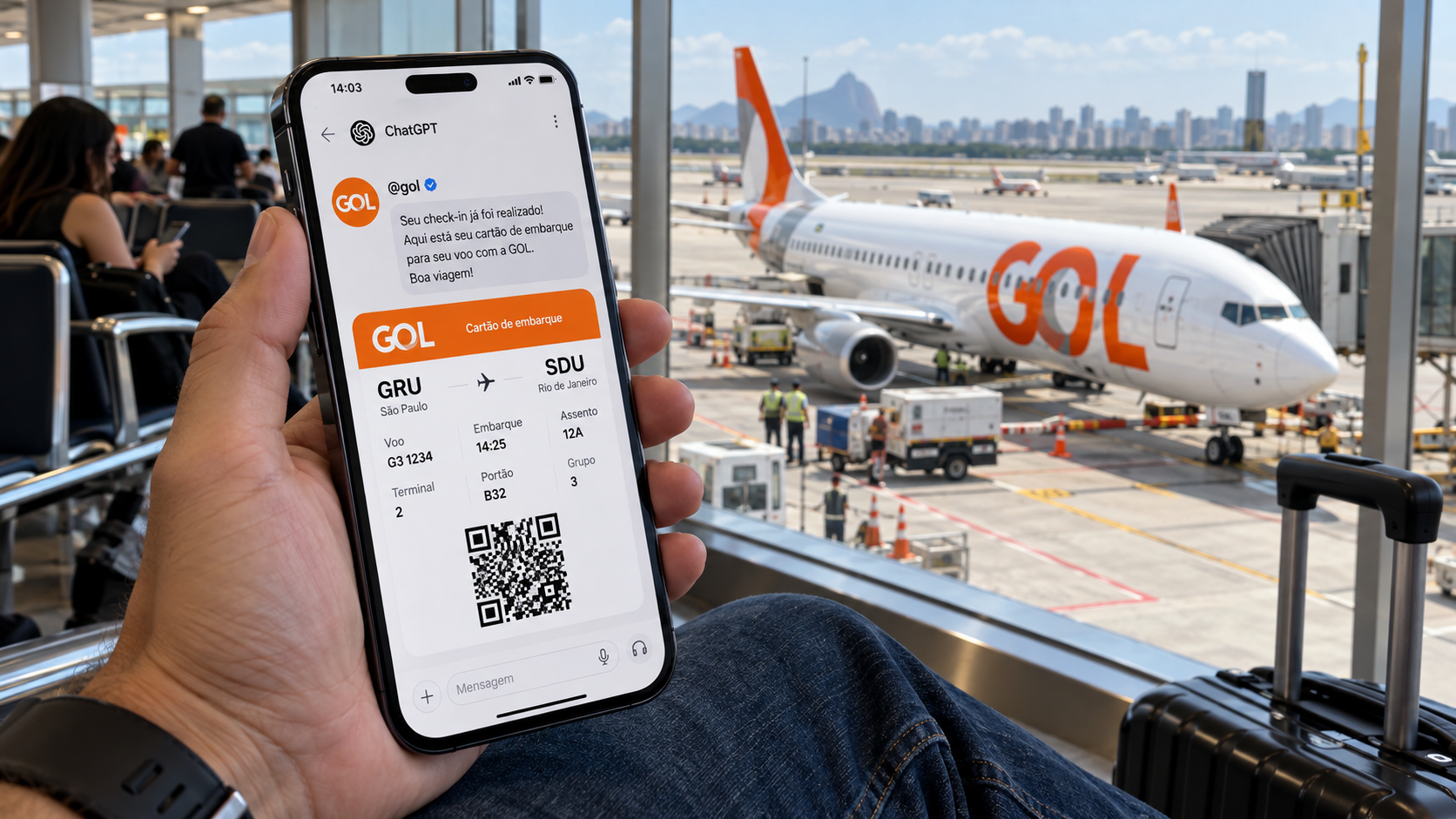 Gol permitirá hacer el check-in desde ChatGPT a partir del 19 de octubre